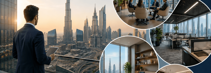 Modern business center in Deira